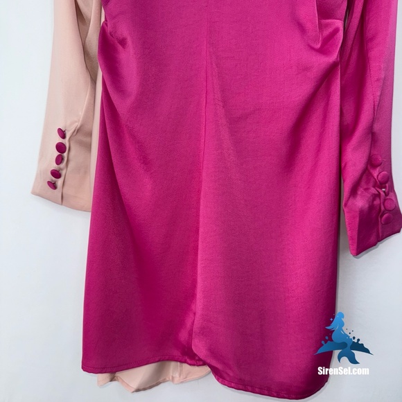 1154 NWT Choosy In a Mood Dress - Size 2 - Fuschia/Blush - Picture 8 of 16